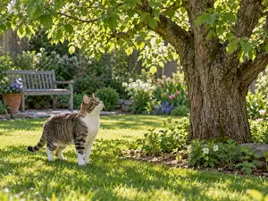 Why cats are afraid of trees?