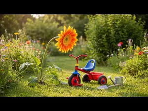 Why couldn't the flower ride its bike?