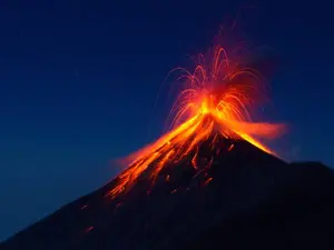 Why did everyone want to be near the volcano?