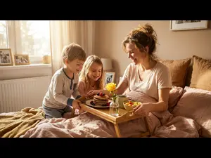Why did mom get breakfast in bed?