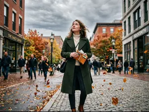 Why did she walk outside with her wallet open?