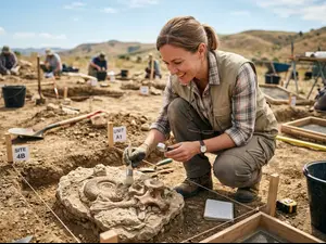 Why did the archaeologist go on a date with the fossil?
