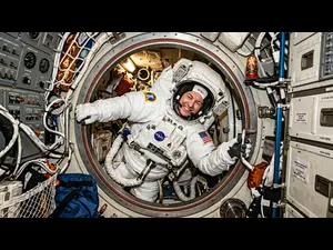 Why did the astronaut feel cramped?