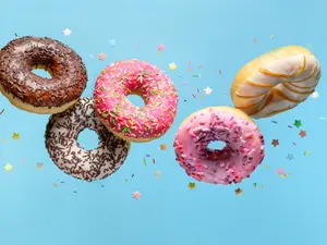 Why did the baker's donuts fly off the shelf?