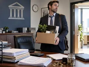 Why did the banker change careers?