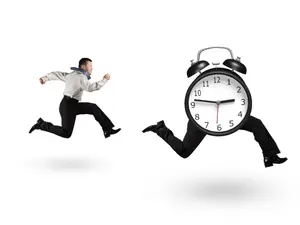 Why did the clock get first place in the marathon?