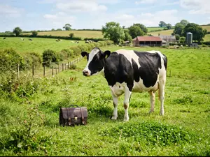 Why did the cow get promoted?