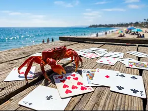 Why did the crab avoid poker?