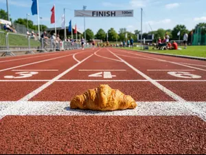 Why did the croissant win the race?