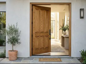 Why did the door get a round of applause?