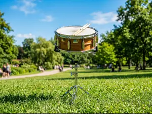 Why did the drum go outside?