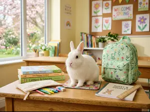 Why did the Easter bunny go to school?