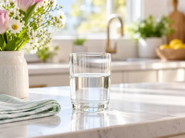 Why did the glass of water feel confident?