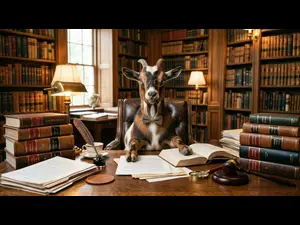Why did the goat study law?