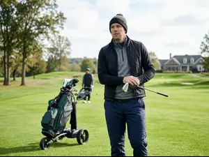 Why did the golfer wear extra pants?