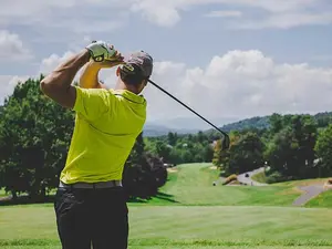 Why did the golfer wear two pairs of pants?