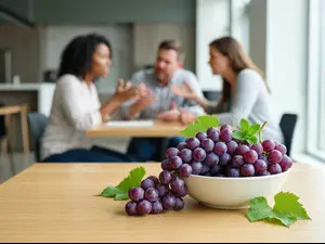 Why did the grape avoid the argument?