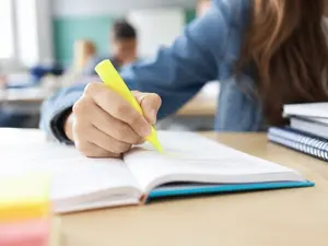 Why did the highlighter win student of the month?