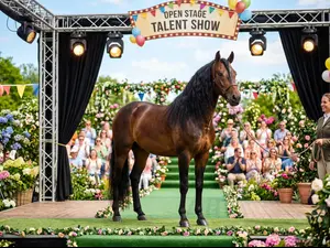 Why did the horse win the talent show?