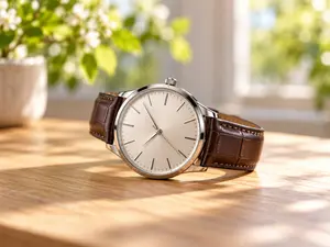 Why did the man bring his watch to the bank?