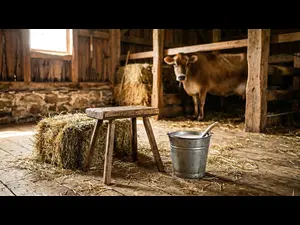 Why did the milking stool stay so simple?