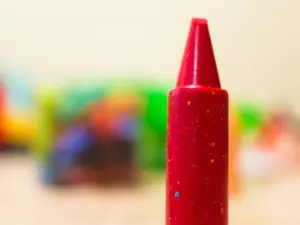 Why did the nurse always choose the red crayon?