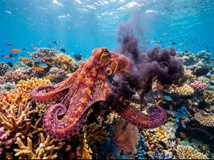 Why did the octopus stop writing?