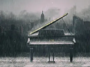 Why did the piano get locked out of the opera?