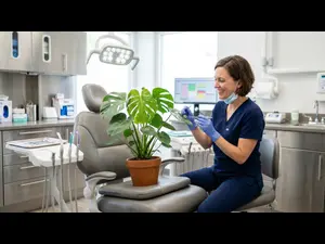 Why did the plant visit the dentist?