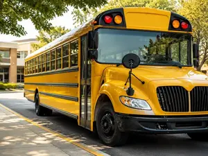 Why did the school bus ace punctuation?