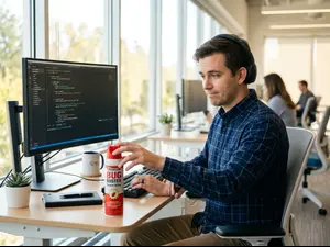 Why did the software developer bring bug spray to work?