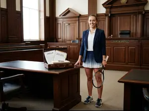 Why did the tennis player win the case?