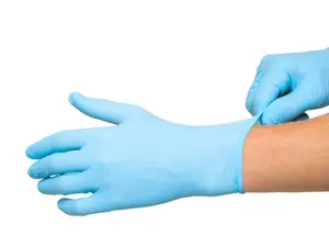 Why did the thief wear blue gloves?