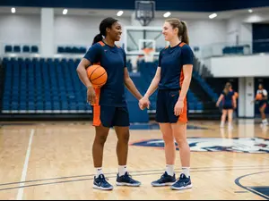 Why did the two basketball players make a great couple?