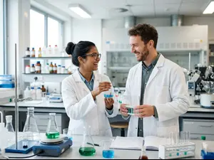 Why did the two scientists hit it off instantly?