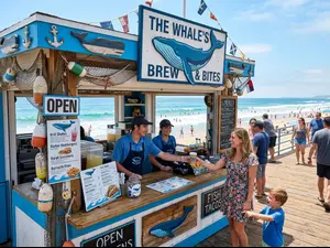Why did the whale open a snack bar?