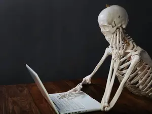 Why didn't the skeleton study cardiology?