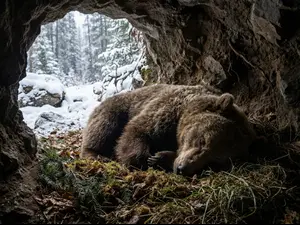 Why do bears sleep through winter?