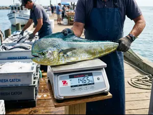 Why do fish always know exactly how much they weigh?