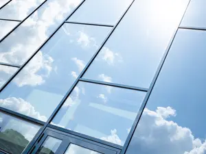 Why should you be careful when telling jokes near glass?