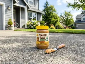 Why spread peanut butter on the road?