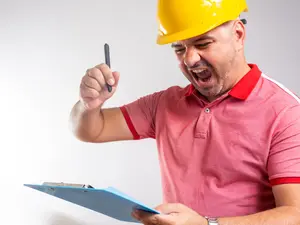 Why was everyone surprised when the engineer had a bad temper?