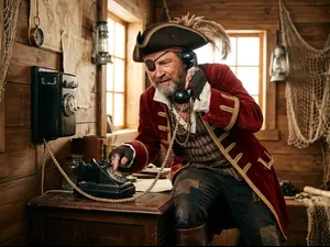 Why was it hard for the pirate to call home?