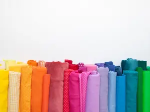 Why was the fabric always laughing?