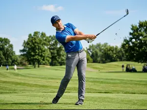 Why was the golfer good at racing too?