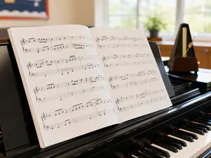 Why was the music book sent to the principal?