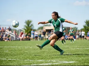 Why was the soccer player great at cleaning?