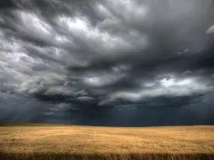 Why was the storm actually calm?